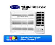 CONDURA WCONH008EEVC2 0.75HP Inverter Window Type Aircon (Compact)