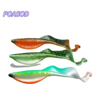MAYSHOW Soft Bait, Big Size Realistic Design Glide Bait, Fishing Lure 15cm 38g Flexible Tail Swimmin