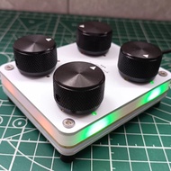 New 4-Knob MIDI Controller with Customizable CC Mapping USB-C Interface for Music Production Softwar