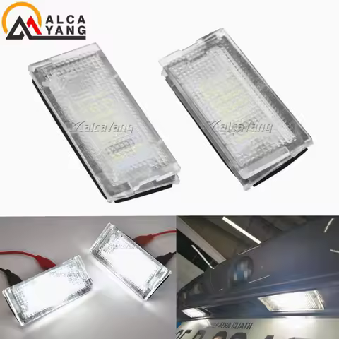 12V 18LED Number License Plate Light Lamp Cold White CANBUS Car No Error For BMW 3 Series E46 4D 199