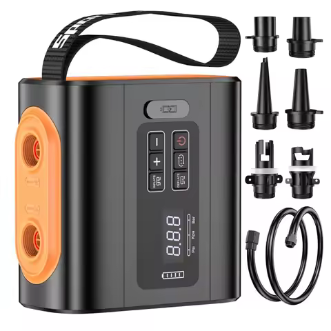 Electric Paddle Board Pump, 22PSI High Pressure SUP Electric Air Pump,Intelligent Dual Stage Inflati