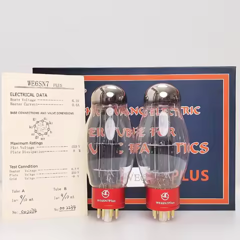 Shuguang WE6SN7 PLUS High-end Vacuum Tube Replaces 6H8C/CV181 Electronic Tube Amplifier Precision Pa