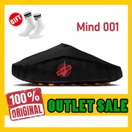 Mind 001 Comfortable Fit closed toe slippers Unisex Black HQ4307-001