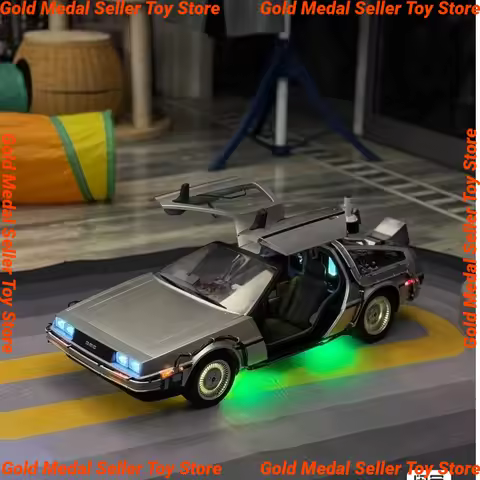 72cm Hot Toys Mms636 Back-To-The-Future Ii - 1/6th Scale Delorean Time Machine Collectible Vehicle C