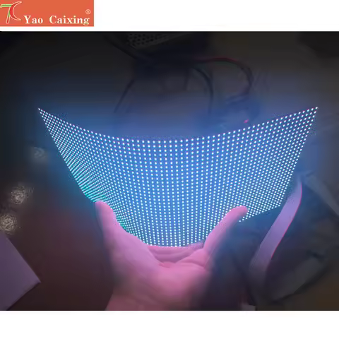 Dot matrix RGB hd p4 indoor flexible led module smd video wall high quality rgb module soft panel fu