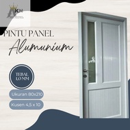 pintu panel aluminium kombinas acp merk inkalum