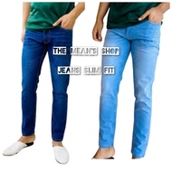 🔥Ready Stock🔥 Men's High quality slim fit jeans getah / seluar Lelaki slim fit  jeans getah jeans mu