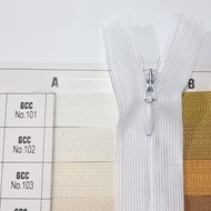 Japanese Zipper 10 inch/ 25 cm Pure White @10 Dozen Invisible Zipper Gamis Dress Zipper Pillow Zippe