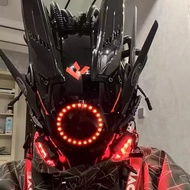 Cyberpunk Mechanical Helmet Predator cosplay Face Mask Functional Helmet Cool High-Appearance
