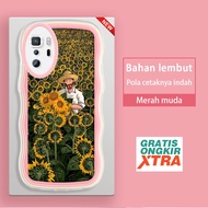 Xiaomi MI POCO M3 C40 X3 M5 M5S M3 F4 Pro GT NFC 5G Fashion Sunflower Oil Painting Van Gogh Kesing h