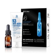 【Dr. May】美博士B3專業抗痘精華3件組-B3抗痘精華(10ml)+B3抗痘潔顏乳(120ml)+大安瓶水光黑面膜(4片/盒) 女人我最大節目推薦