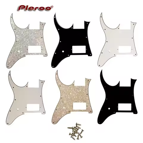 Pleroo Custom Guitar Parts -For Left Hand MIJ Ibanez RG 350 EX Guitar Pickguard Blank With Bridge Hu