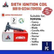 【100% ORIGINAL】【SIETH】90919-02244 TOYOTA COIL PALAM PENCUCUH - CAMRY/ ALPHARD/ ALTIS/ ESTIMA/ WISH I
