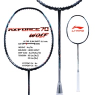Li-Ning ไม้แบดมินตัน Li-Ning Axforce 70 (4U/5U) แถมเอ็น+กริป+ถุง ไม้แบดรุ่นท๊อปออกใหม่ ของแท้ 100% ป