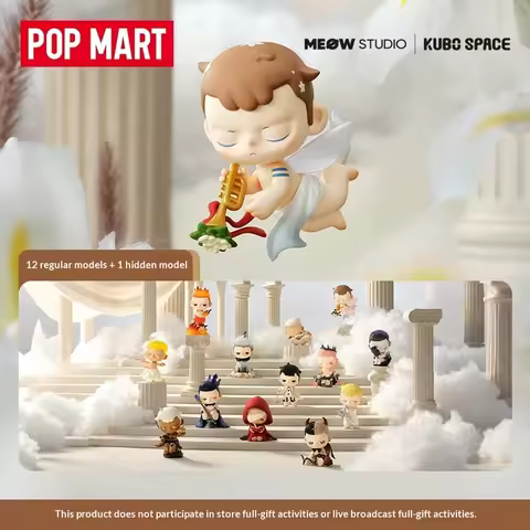 Official Authentic Pop mart angels poem Series action figurine blind box cute Christmas Birthday Gif