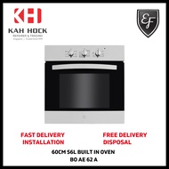 EF BOAE62 A 56L 60CM CONVENTIONAL BUILT-IN OVEN - 2 YEARS MANUFACTURER WARRANTY + FREE DELIVERY