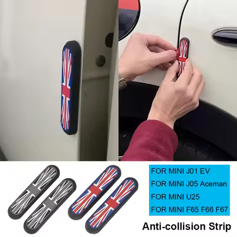 2pcs Car Door Anti-collision Pad Protective Mat Sticker for Mini Cooper J01 EV J05 Aceman F65 F66 F6