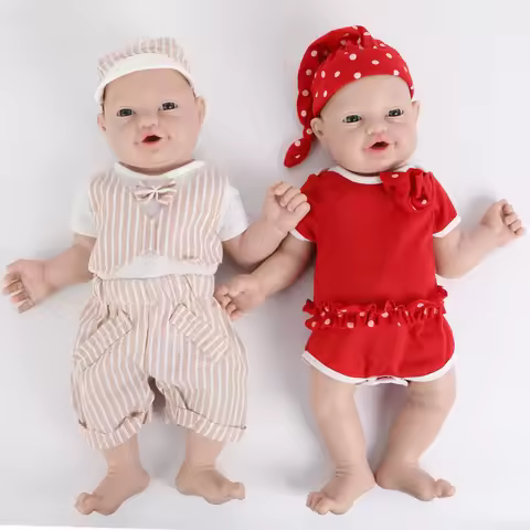 IVITA WB1513 59cm 5210g Original Full Silicone Reborn Baby Dolls Eyes Opened Newborn Alive Laughing