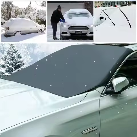 Car front windshield magnet sun shield Snow shield Half cover Car cover magnetic snow shield sun shi