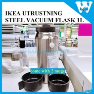 IKEA STAINLESS STEEL VACUUM FLASK / SOUP THERMOS FLASK / KELALANG VAKUM TAHAN PANAS / BEKAS UNTUK SU