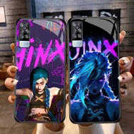 DF-64 JINX Arcane TPU HD Glass Casing for VIVO Y51 V21E Y31 Y52 V21S V21 V20 Y53S
