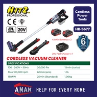 HITZ SIRIM 3 Speed 120AW Rechargeable Wireless Cordless Vacuum Cleaner High Power Super Clean HB-5677