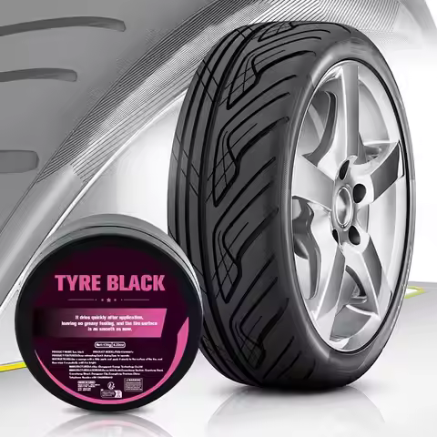 Tire Shine Wax Tire Cleaner Tire Coating Renovation Paste Brightening Wax Wheel Shine Protective Coa