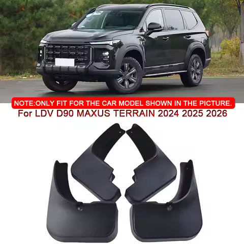 For LDV D90 MAXUS TERRAIN 2024 2025 2026 Car Styling Car Mud Flaps Splash Guard Mudguards MudFlaps F