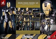 [100% New] Hot Toys MMS741-D61 Iron Man Mark VII (Black & Gold Version) Mark 7 鋼鐵人 MK7 黑金電鍍限定版 Tony 