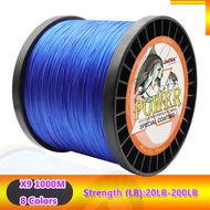 9X Fishing Line 1000M 9Strands Braided Fishing Line Multifilament PE Line for ​Carp Fishing Wire