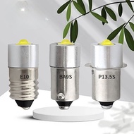 Led Flashlight Bulb, 3W, P13.5S, BA9S, E10, DC3-12V, DC6-24V, Warm Light, White Light
