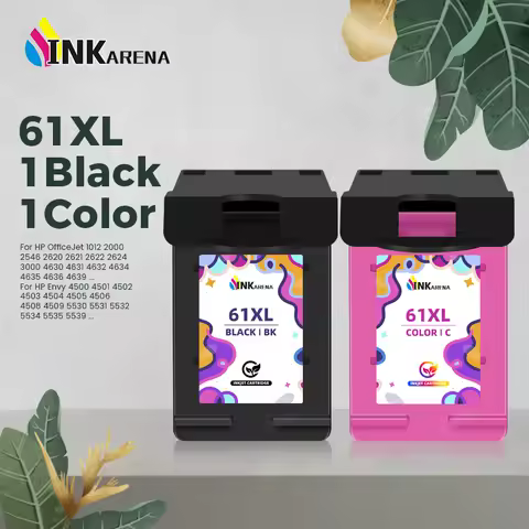 Remanufactured For HP 61 Black For HP61 Tri-color Ink DeskJet 1000 1010 1050 1510 2050 2510 2540 300