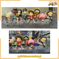 One Piece Akuma Ace Law Luffy Set Of 6/8/9 Mini Figure Action Figure