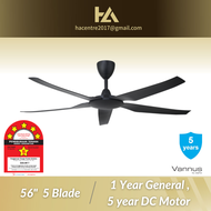 Alpha Vannus 56" Fan IRIZ 5 Blade 吊扇 Kipas Siling IRIZ5B Ceiling Fan (2units / Box)