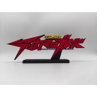 Cosmic Knight Tekkaman Blade Logo Three-Dimensional Font Stand Signboard Trendy Play Decoration
