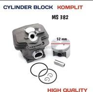 Ms382 cylinder block assy boring blok komplit mesin chainsaw senso sinso sthil stihl ms 382