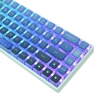 Owpkeenthy ASA Pudding Keycaps Translucent ASA Profile Dye-Sub 60 Percent 60% PBT Key Cap Set for Ch