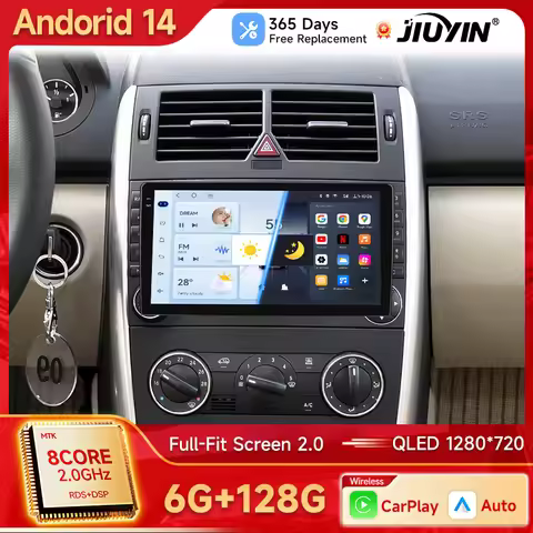 JIUYIN 9" Car Radio For Mercedes Benz W169 W245 B200 W906 Sprinter W639 Vito wireless CarPlay Androi