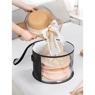 【FDX】 Hat Storage Bucket Clothing Hat Travel Organizer Hat Storage Bag Stackable Hat Container Handl
