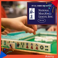 AREM Professional Mahjong Tools Mahjong Card Set 2024 Mahjong Score Card Set Official National Mahjong League Hands Rules Mah Jongg Paper Scorecard 1/4pcs Pack