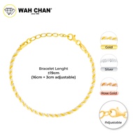 TOP SELLER - WAH CHAN S925 ITALIAN Silver Bracelet - Rock Chain N2B00001