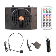 Speaker mic karaoke suara jernih Pinggang waistband Mini Pa Amplifier mikrofon Bluetooth Portable P