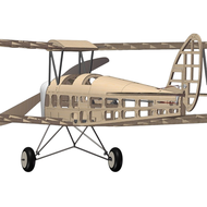 Wood RC Airplane Wood Electric Airplane Model Scale 980mm Mini Wood Building Kit DIY Electric Aircra