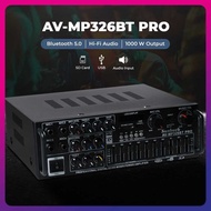 Sunbuck Audio Amplifier Bluetooth HiFi USB Adjustable USB MP3 FM 1000W - AV-MP326BT PRO
