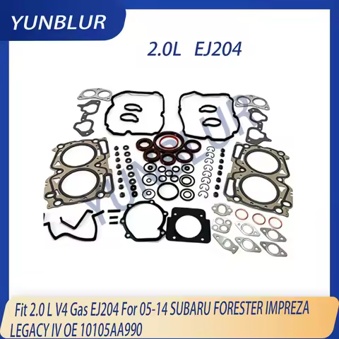 Engine Parts Cylinder Head Full Gasket Set Fit 2.0 L V4 Gas EJ204 For 05-14 SUBARU FORESTER IMPREZA 