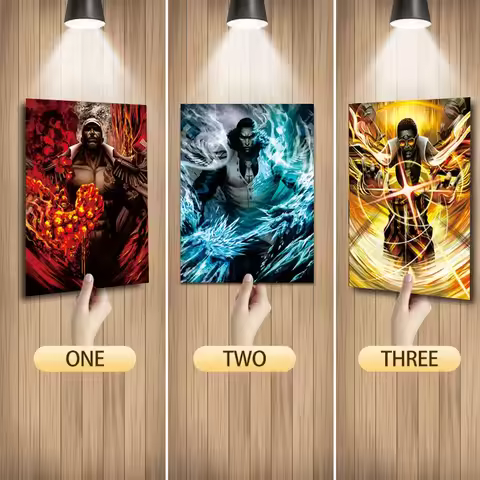 Anime ONE PIECE Borsalino/Sakazuki/Kuzan 3D Poster Wall Art Children Birthday Gift 3D Lenticular Pos