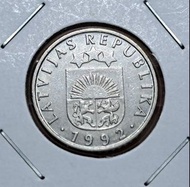 絕版硬幣--拉脫維亞1992年50拉分 (Latvia 1992 50 Santimu)