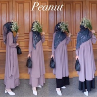 ALEA TUNIK ONE SET 2IN1 SET ROK - Baju Tunik Triple Kancing Aktif Tunik Syar'i Fashion Muslim Terbar