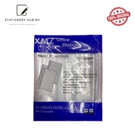 A4 Clear Sheet Protector 11 Holes File Bag 10/100 Sheets Document Protector Loose Leaf Transparent P