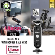 Ulanzi R102 Magic Arm Double Head เมจิกอาร์ม 9ซม. (3.54 นิ้ว) พร้อมหัวบอล - รับประกัน Ulanzi Thailan